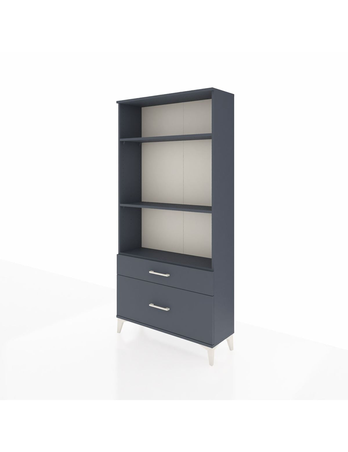 Arges Dolap 3 Raflı 2 Çekmeceli 88x30x182 - S24M043V5A