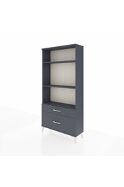 Arges Dolap 3 Raflı 2 Çekmeceli 88x30x182 Antrasit-Antrasit