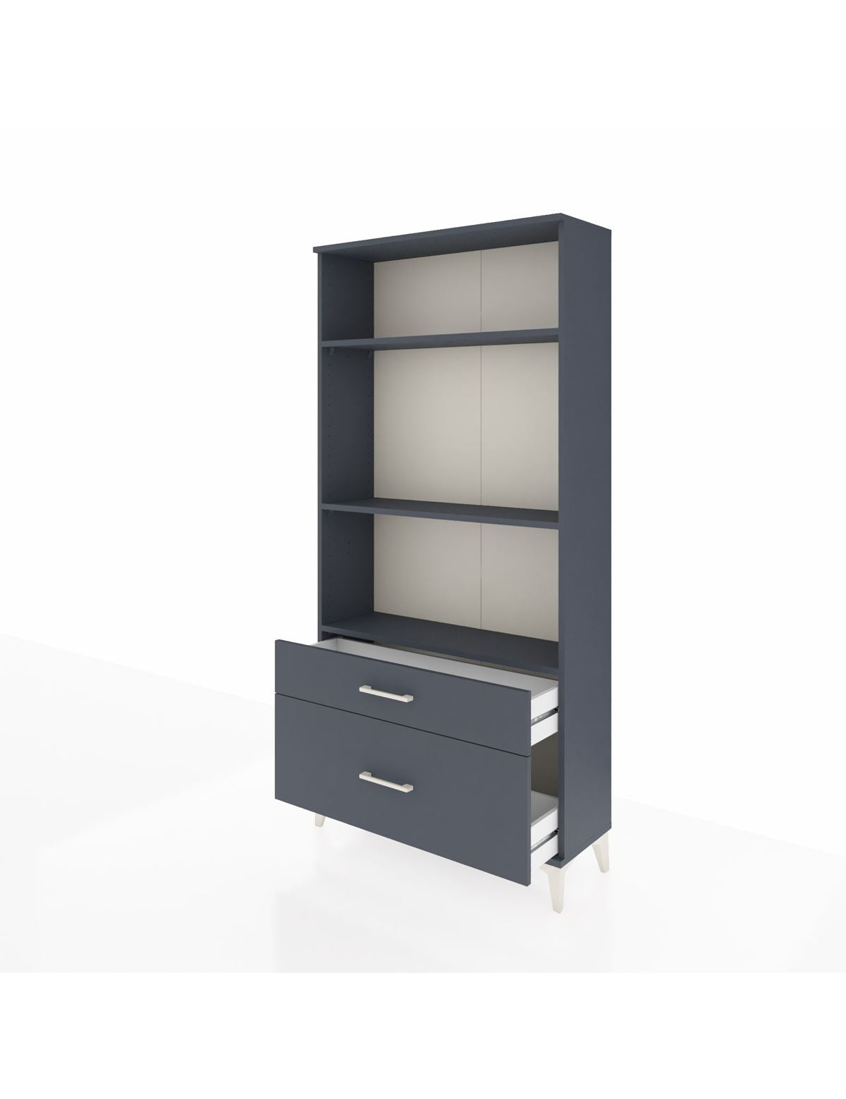 Arges Dolap 3 Raflı 2 Çekmeceli 88x30x182 - S24M043V5A