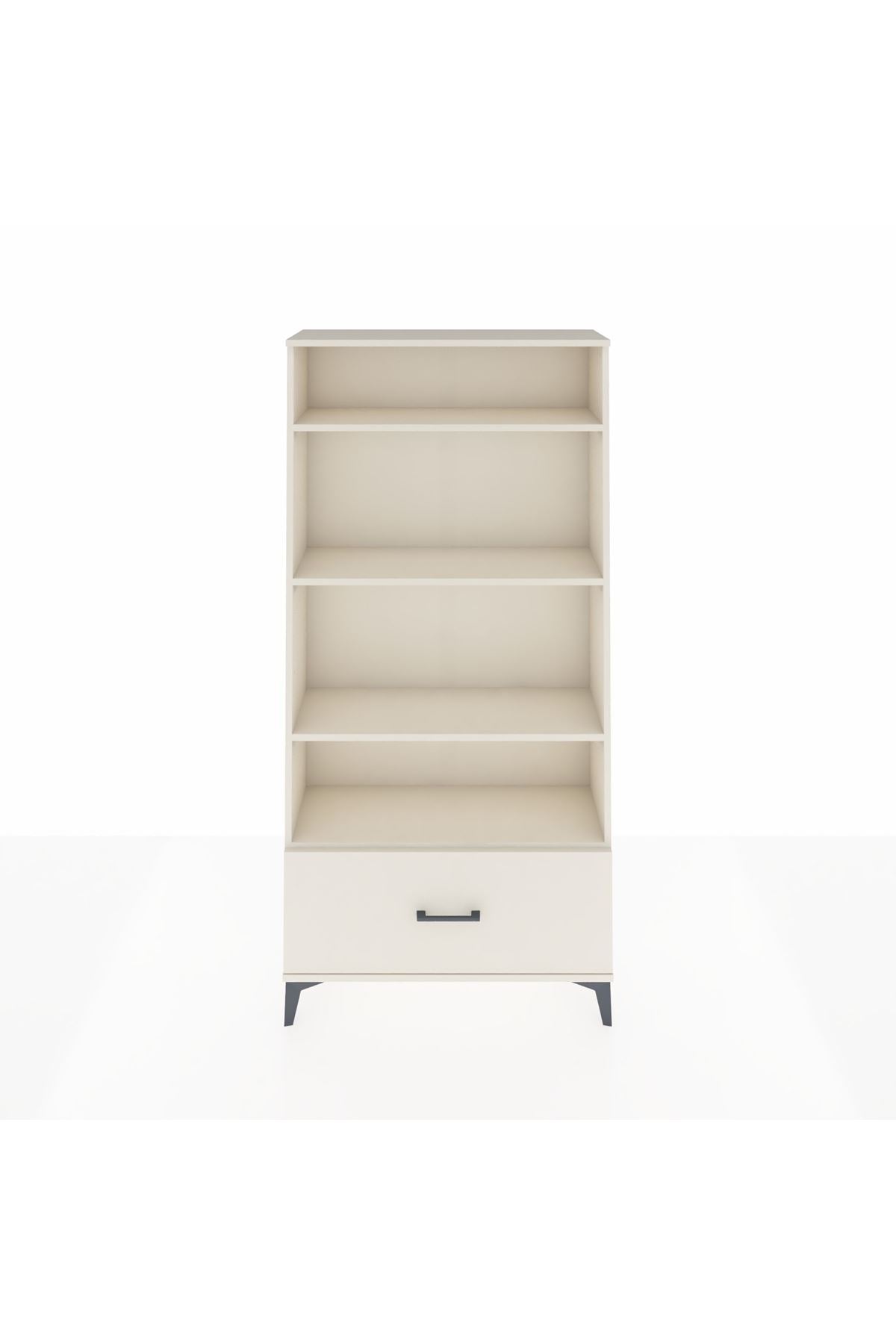 Arges Dolap 4 Raflı Tek Çekmeceli 88x30x182 Aytaşı-Aytaşı