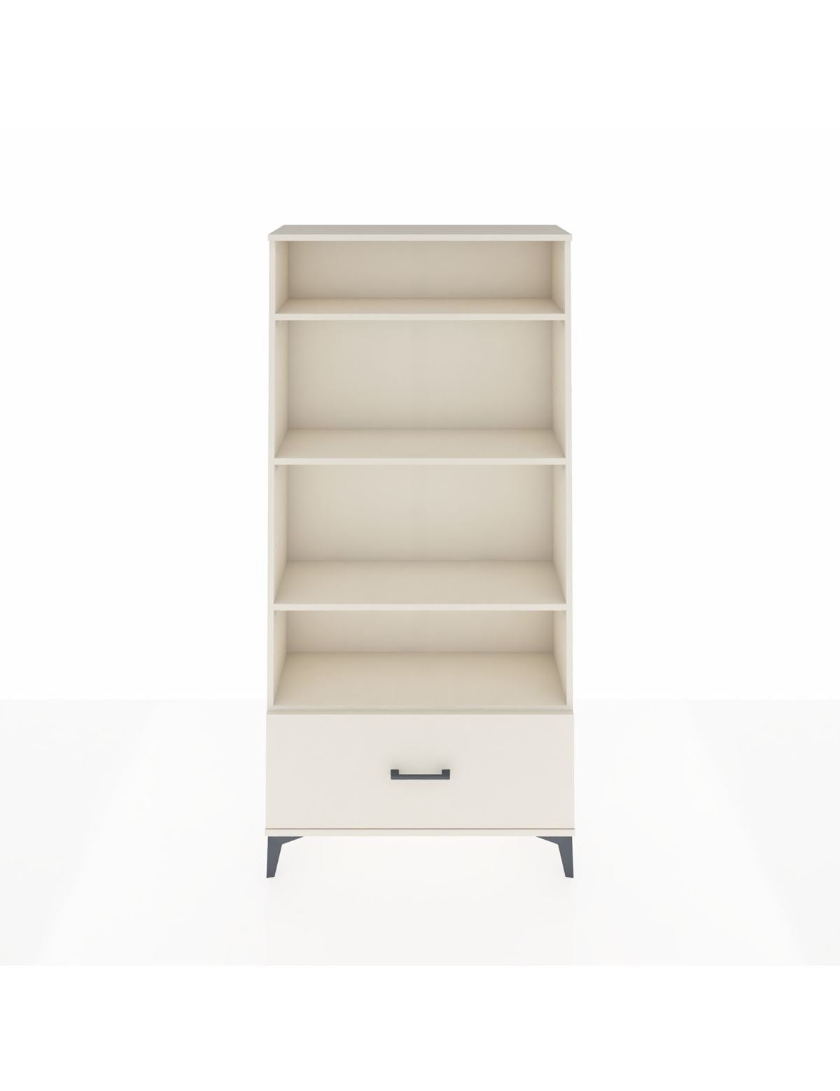 Arges Dolap 4 Raflı Tek Çekmeceli 88x30x182 - S24M044V1A