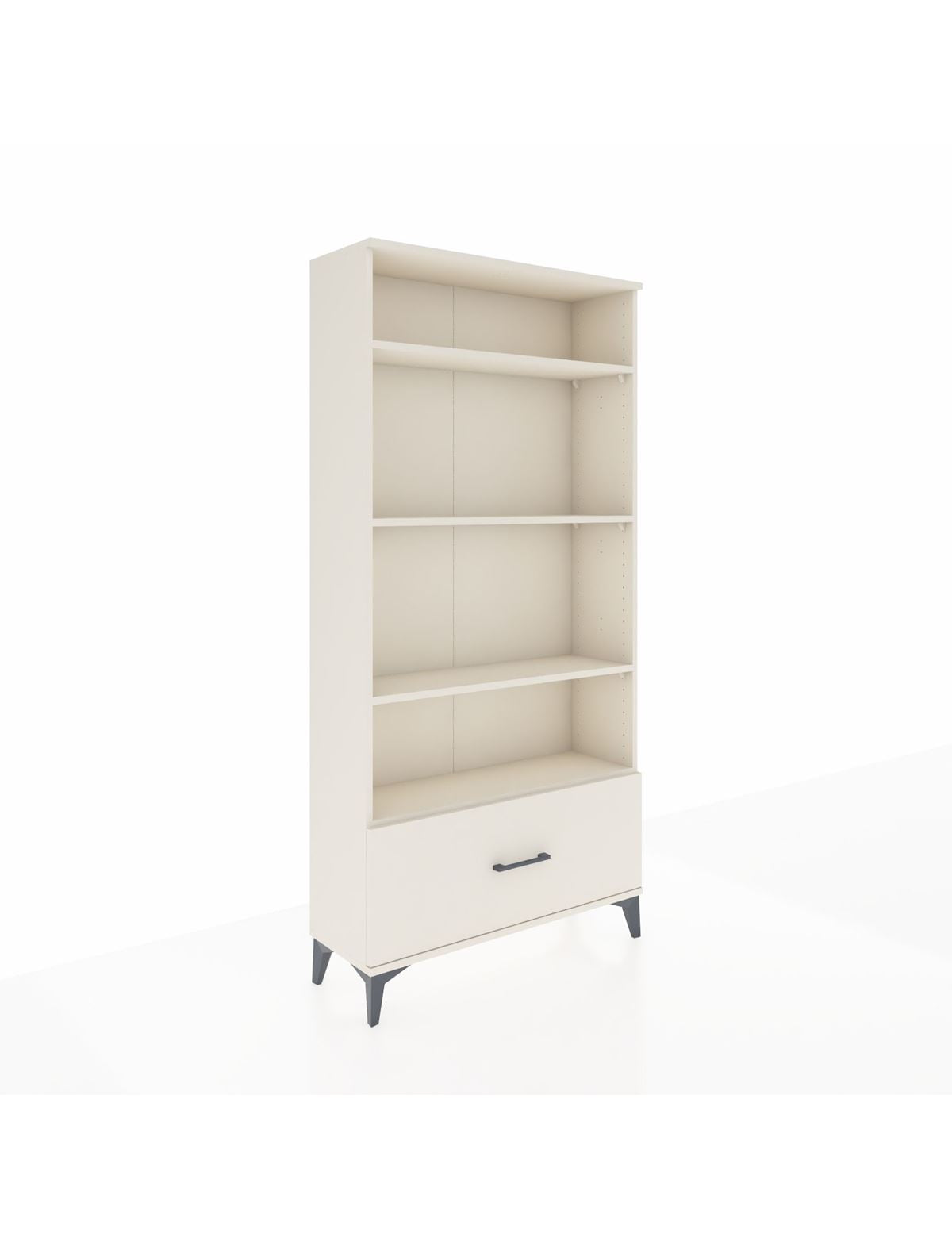 Arges Dolap 4 Raflı Tek Çekmeceli 88x30x182 - S24M044V1A