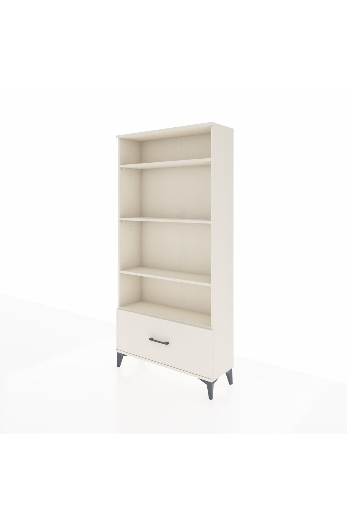 Arges Dolap 4 Raflı Tek Çekmeceli 88x30x182 Aytaşı-Aytaşı