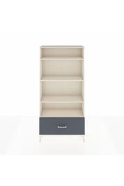 Arges Dolap 4 Raflı Tek Çekmeceli 88x30x182 Aytaşı-Antrasit