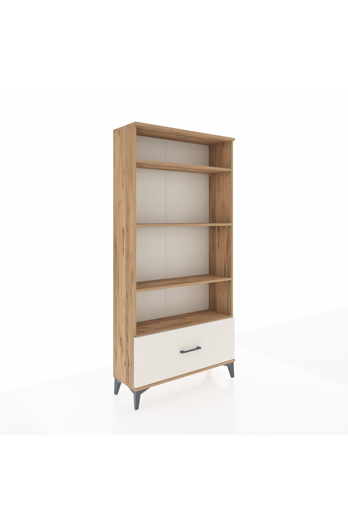 Arges Dolap 4 Raflı Tek Çekmeceli 88x30x182 - S24M044V7A