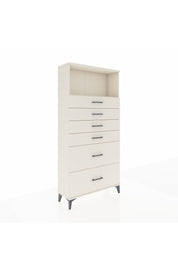 Arges Dolap Tek Raflı 6 Çekmeceli 88x30x182 Aytaşı-Aytaşı