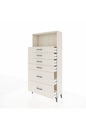 Arges Dolap Tek Raflı 6 Çekmeceli 88x30x182 Aytaşı-Aytaşı