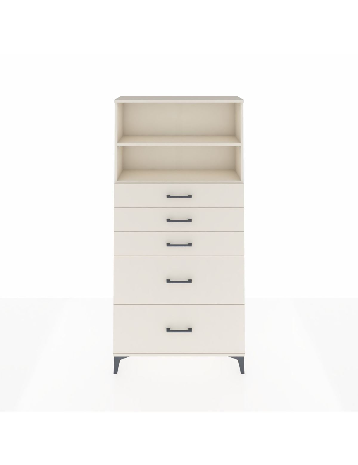 Arges Dolap 2 Raflı 5 Çekmeceli 88x30x182 Aytaşı-Aytaşı