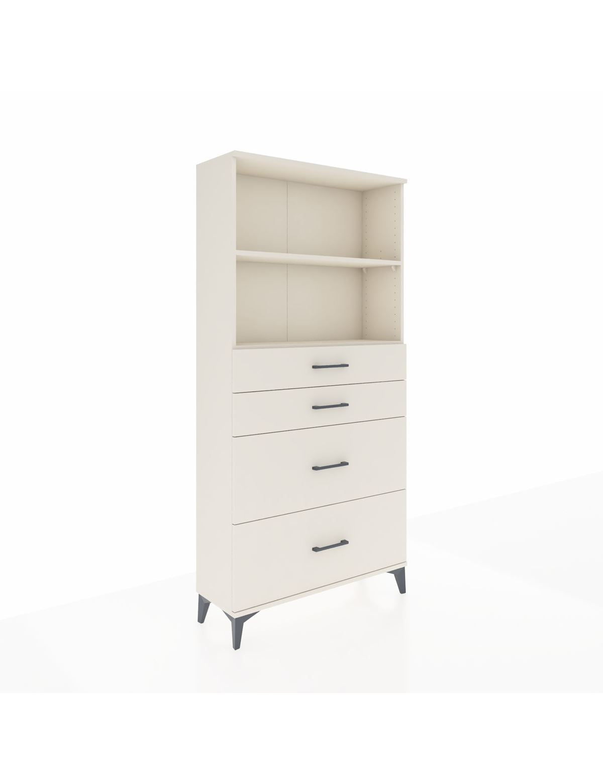 Arges Dolap 2 Raflı 4 Çekmeceli 88x30x182 Aytaşı-Aytaşı