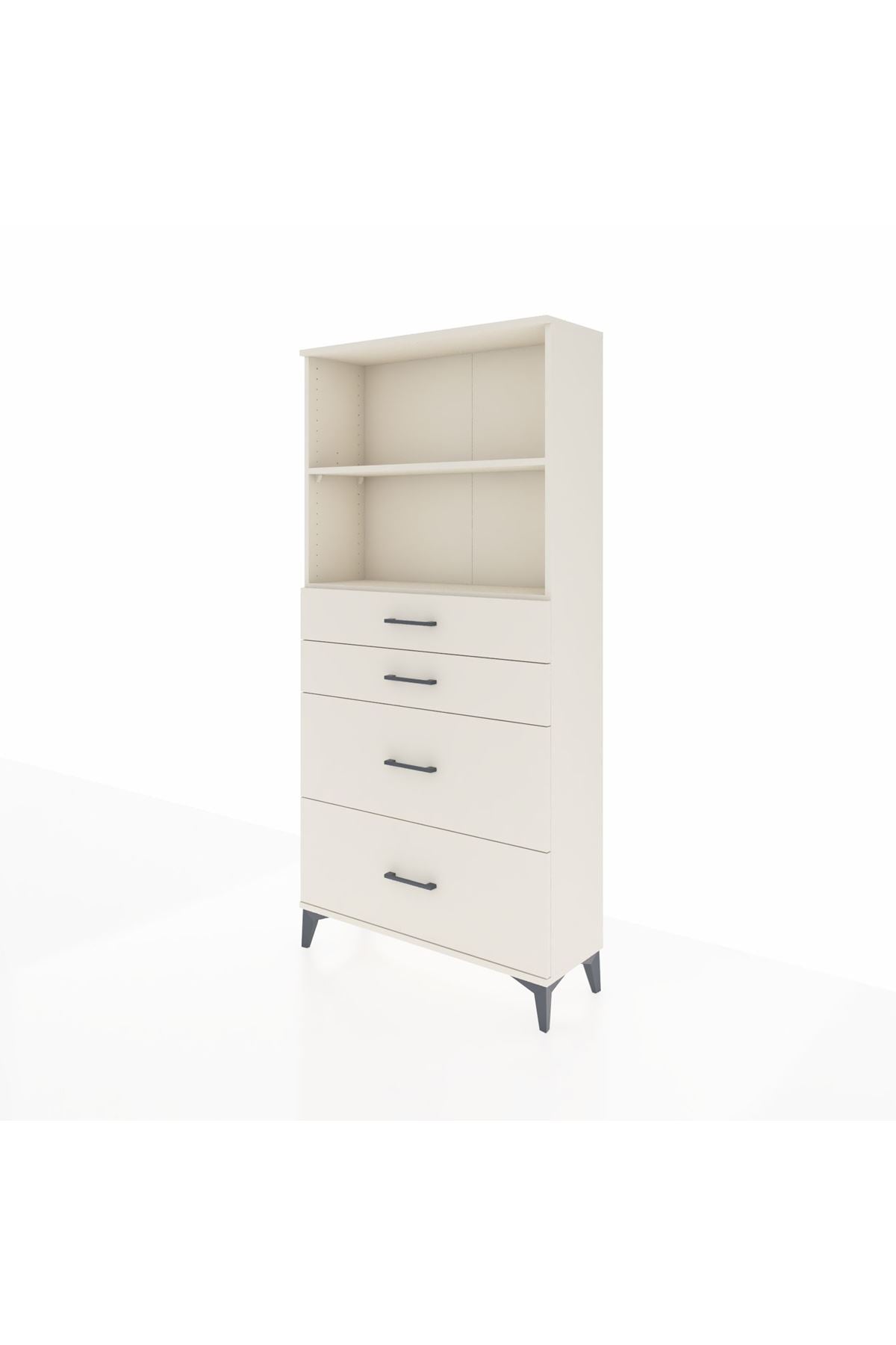 Arges Dolap 2 Raflı 4 Çekmeceli 88x30x182 Aytaşı-Aytaşı