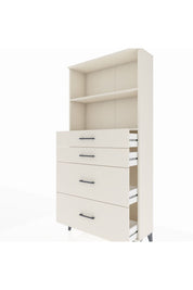 Arges Dolap 2 Raflı 4 Çekmeceli 88x30x182 Aytaşı-Aytaşı