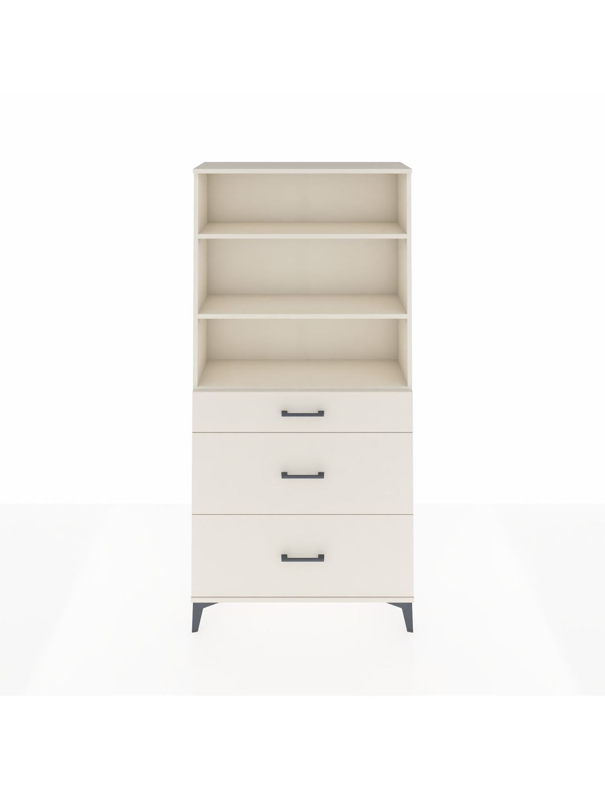 Arges Dolap 3 Raflı 3 Çekmeceli 88x30x182 Aytaşı-Aytaşı