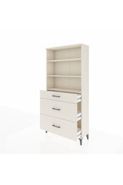 Arges Dolap 3 Raflı 3 Çekmeceli 88x30x182 Aytaşı-Aytaşı