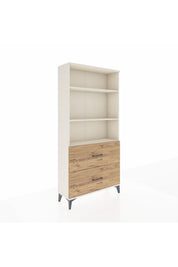 Arges Dolap 3 Raflı 2 Çekmeceli 88x30x182 Aytaşı-Çam