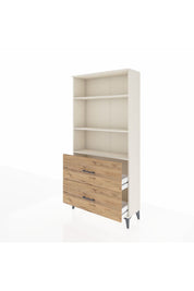 Arges Dolap 3 Raflı 2 Çekmeceli 88x30x182 Aytaşı-Çam