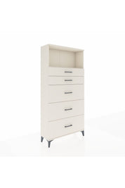 Arges Dolap Tek Raflı 5 Çekmeceli 88x30x182 - S24M050V1A