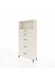 Arges Dolap Tek Raflı 5 Çekmeceli 88x30x182 Aytaşı-Aytaşı