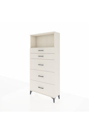 Arges Dolap Tek Raflı 5 Çekmeceli 88x30x182 - S24M050V1A