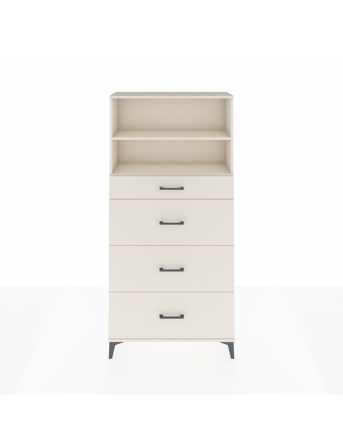 Arges Dolap 2 Raflı 4 Çekmeceli 88x30x182 Aytaşı-Aytaşı