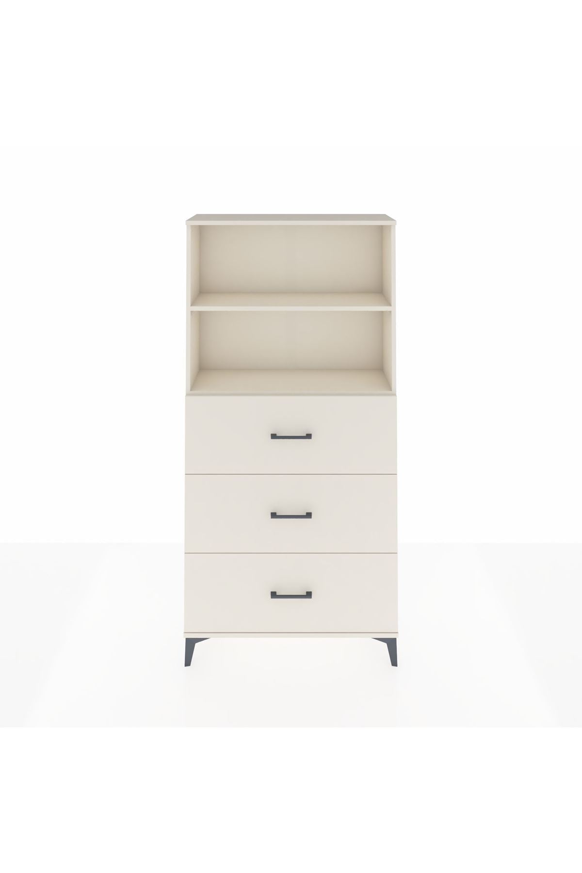 Arges Dolap 2 Raflı 3 Çekmeceli 88x30x182 Aytaşı-Aytaşı