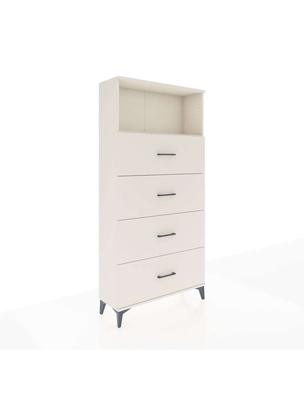 Arges Dolap 2 Raflı 4 Çekmeceli 88x30x182 Aytaşı-Aytaşı