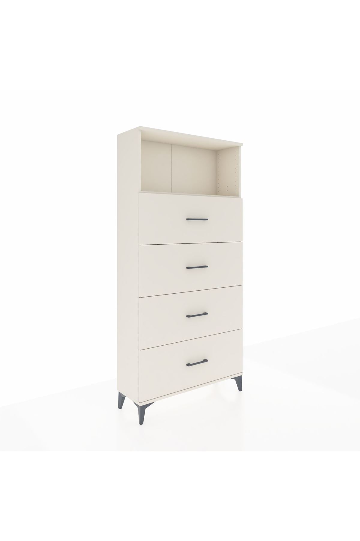 Arges Dolap 2 Raflı 4 Çekmeceli 88x30x182 Aytaşı-Aytaşı