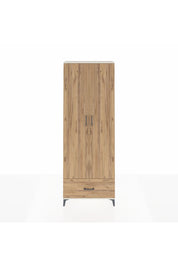 Arges Dolap 5 Raflı Tek Çekmeceli 2 Kapaklı 88x30x243 Aytaşı-Çam