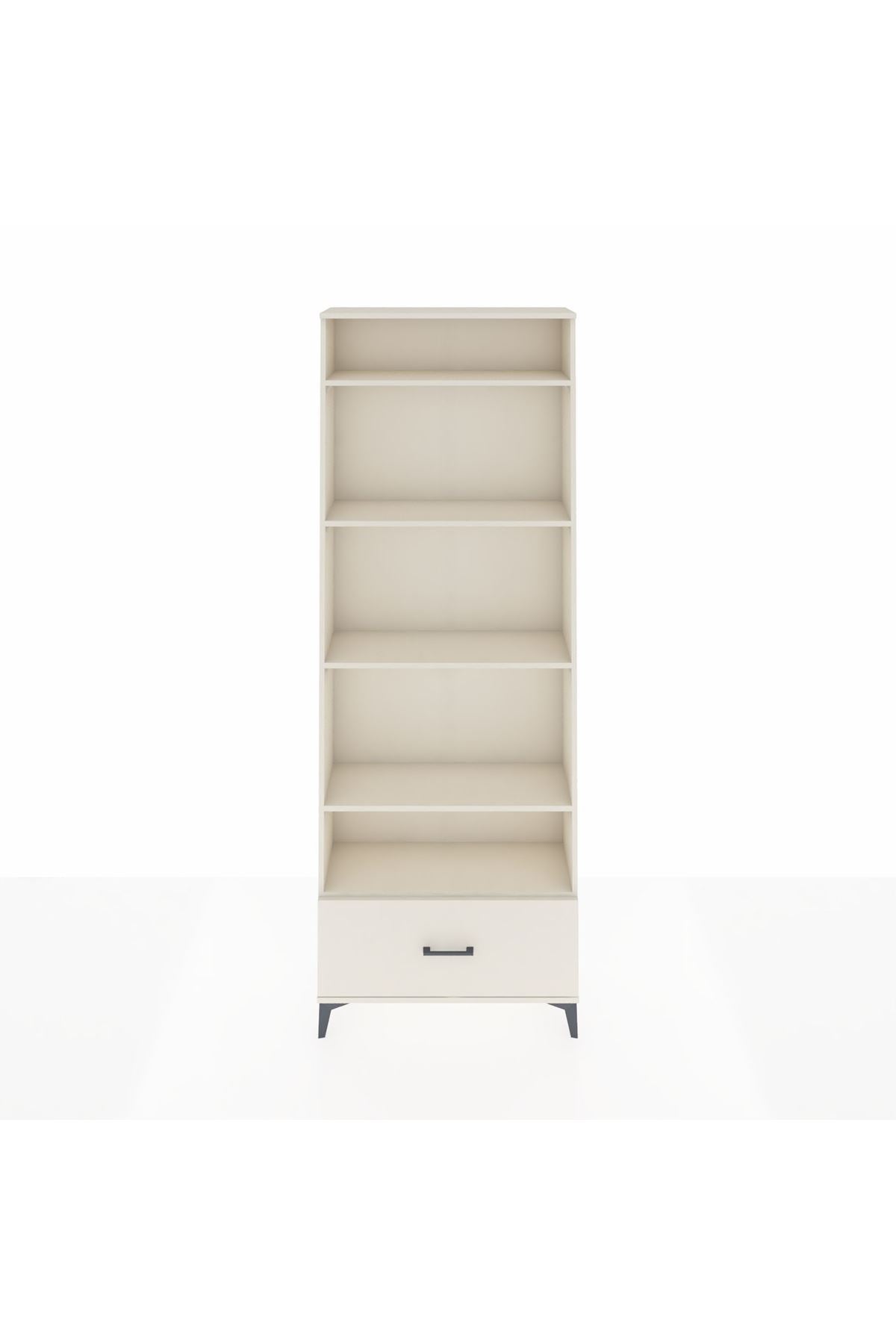 Arges Dolap 5 Raflı Tek Çekmeceli 88x30x243 Aytaşı-Aytaşı