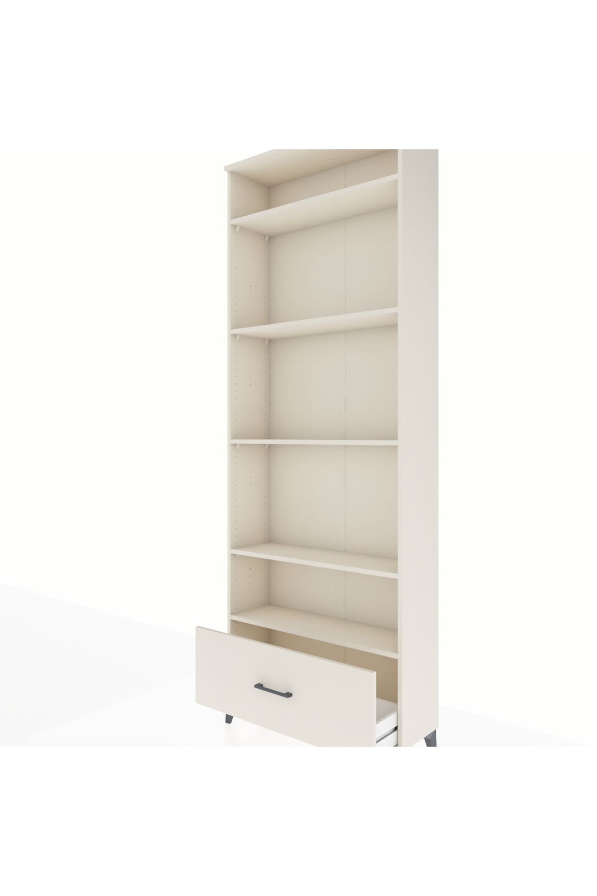 Arges Dolap 5 Raflı Tek Çekmeceli 88x30x243 Aytaşı-Aytaşı