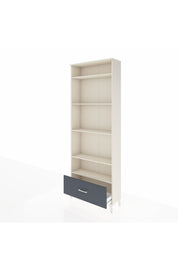 Arges Dolap 5 Raflı Tek Çekmeceli 88x30x243 Aytaşı-Antrasit