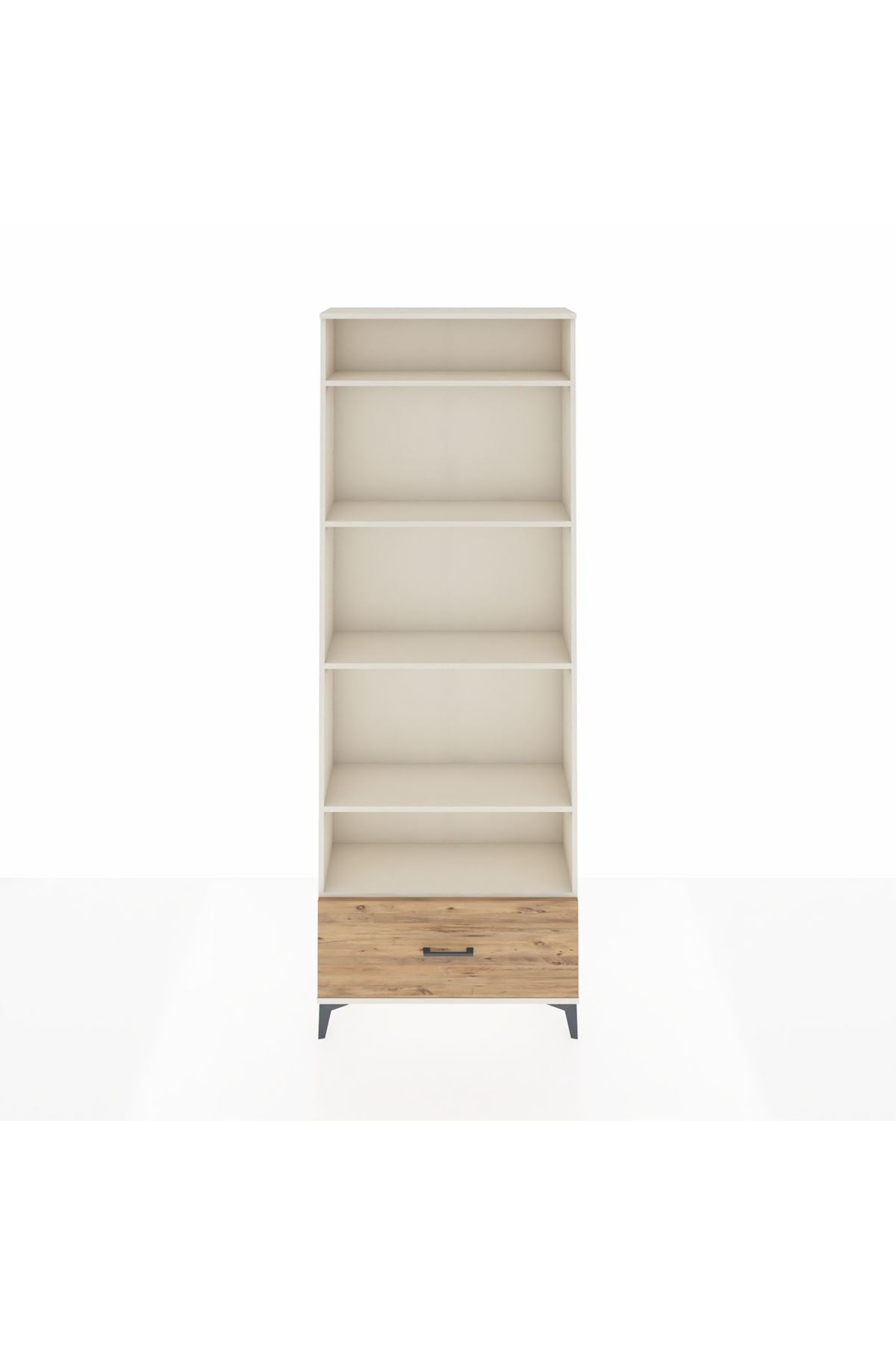 Arges Dolap 5 Raflı Tek Çekmeceli 88x30x243 - S33M002V3A