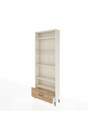 Arges Dolap 5 Raflı Tek Çekmeceli 88x30x243 Aytaşı-Çam