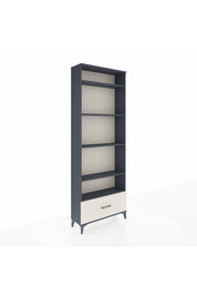 Arges Dolap 5 Raflı Tek Çekmeceli 88x30x243 Antrasit-Aytaşı