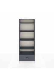 Arges Dolap 5 Raflı Tek Çekmeceli 88x30x243 Antrasit-Antrasit