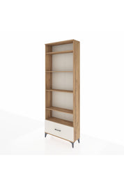 Arges Dolap 5 Raflı Tek Çekmeceli 88x30x243 Çam-Aytaşı