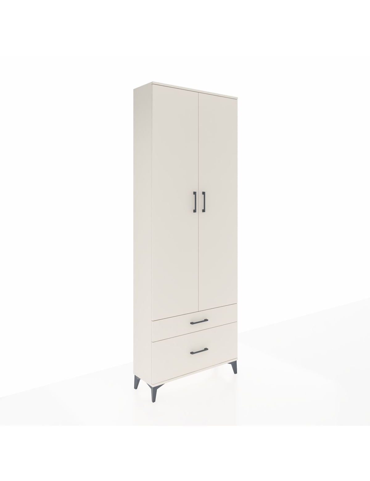 Arges Dolap 4 Raflı 2 Çekmeceli 2 Kapaklı 88x30x243 Aytaşı-Aytaşı