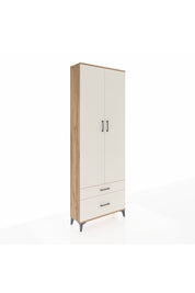 Arges Dolap 4 Raflı 2 Çekmeceli 2 Kapaklı 88x30x243 Çam-Aytaşı