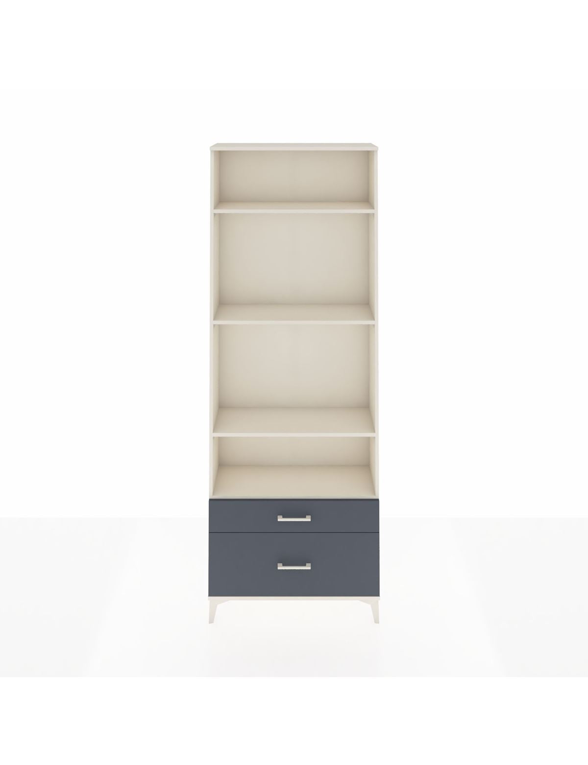 Arges Dolap 4 Raflı 2 Çekmeceli 88x30x243 Aytaşı-Antrasit