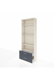 Arges Dolap 4 Raflı 2 Çekmeceli 88x30x243 Aytaşı-Antrasit