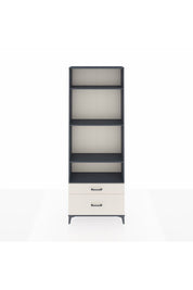 Arges Dolap 4 Raflı 2 Çekmeceli 88x30x243 Antrasit-Aytaşı