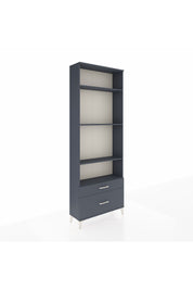 Arges Dolap 4 Raflı 2 Çekmeceli 88x30x243 Antrasit-Antrasit