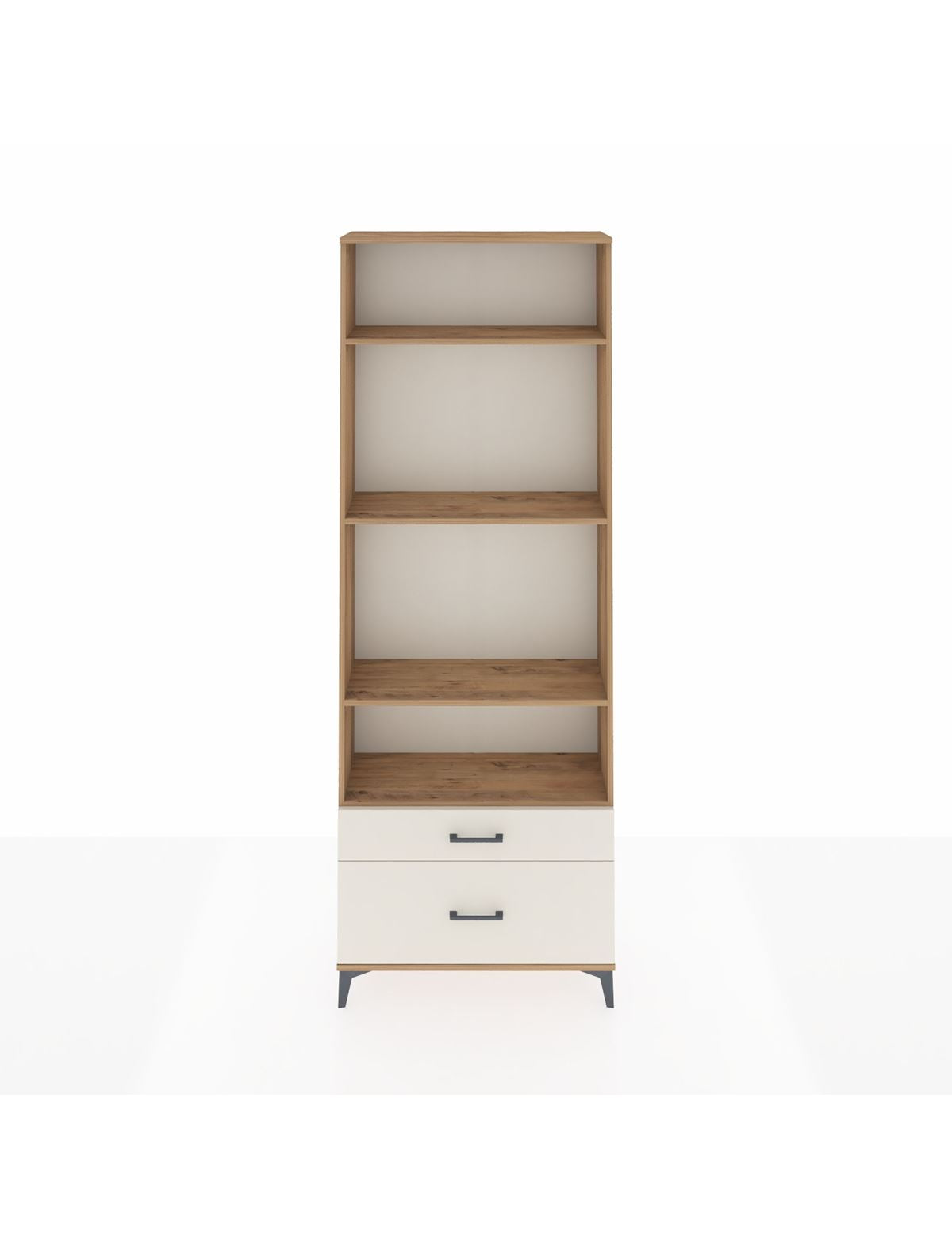 Arges Dolap 4 Raflı 2 Çekmeceli 88x30x243 Çam-Aytaşı