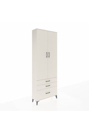 Arges Dolap 4 Raflı 3 Çekmeceli 2 Kapaklı 88x30x243 Aytaşı-Aytaşı