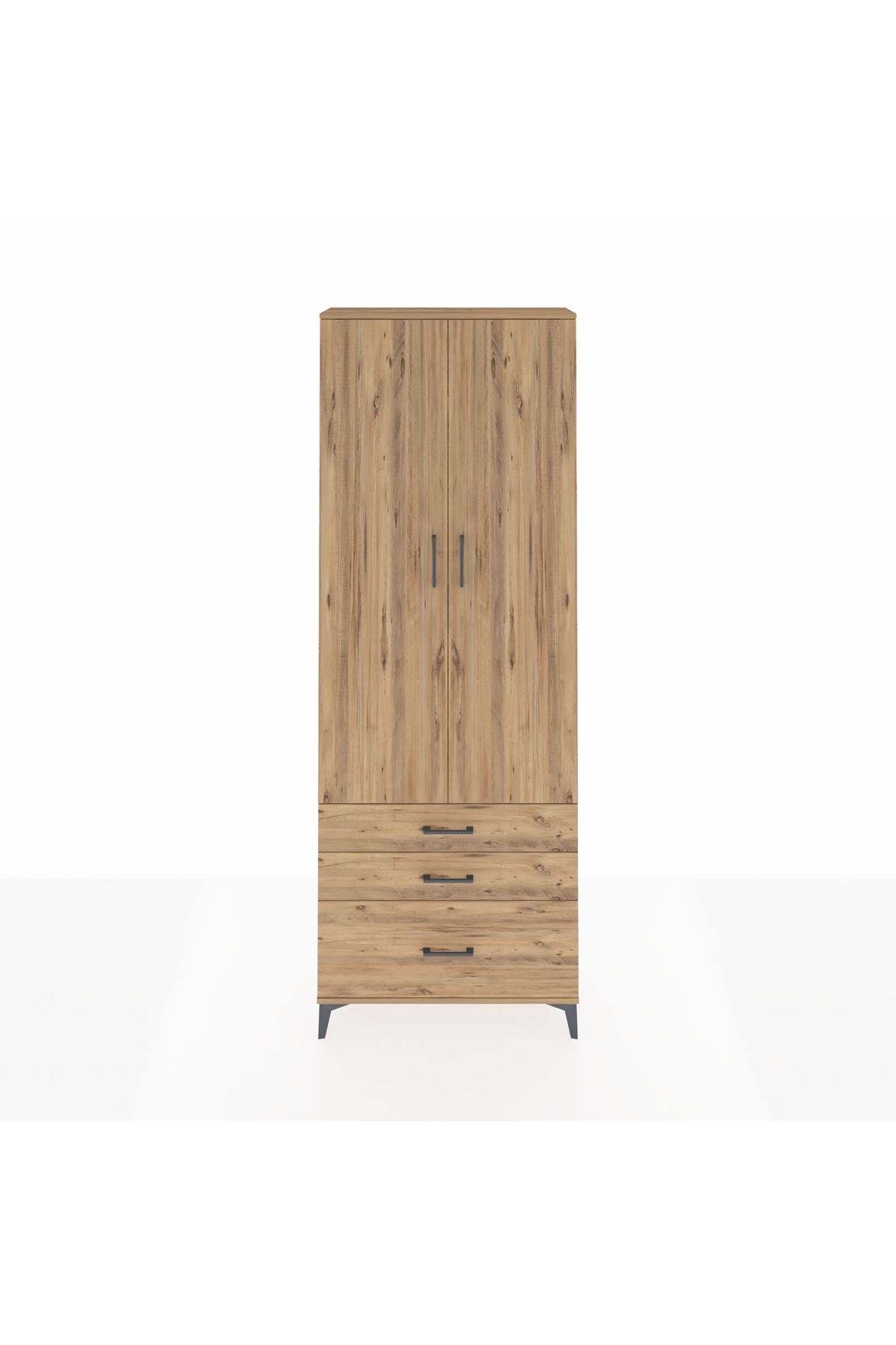 Arges Dolap 4 Raflı 3 Çekmeceli 2 Kapaklı 88x30x243 - S33M005V9A