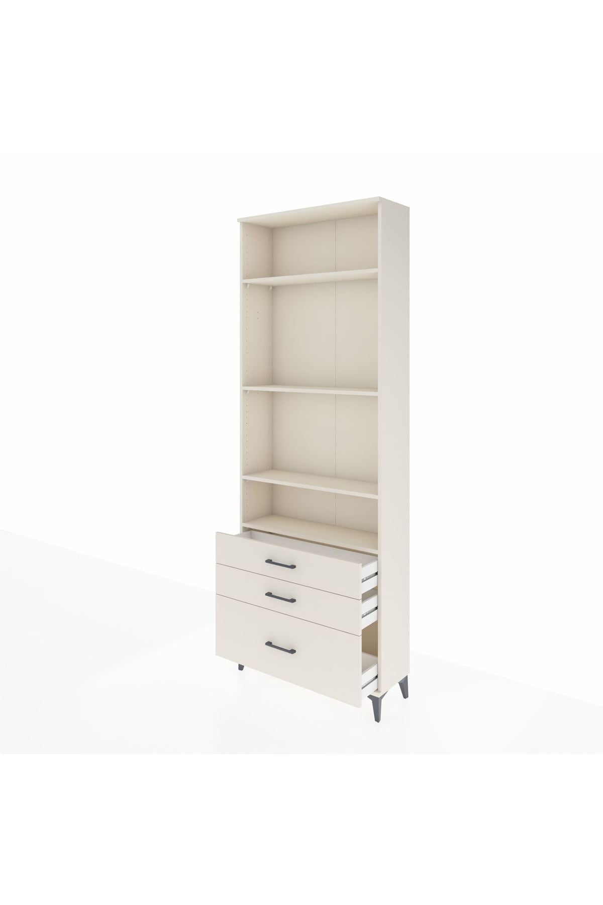 Arges Dolap 4 Raflı 3 Çekmeceli 88x30x243 Aytaşı-Aytaşı