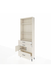 Arges Dolap 4 Raflı 3 Çekmeceli 2 Kapaklı 88x30x243 Aytaşı-Aytaşı