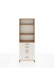 Arges Dolap 4 Raflı 3 Çekmeceli 2 Kapaklı 88x30x243 Çam-Aytaşı
