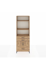Arges Dolap 4 Raflı 3 Çekmeceli 2 Kapaklı 88x30x243