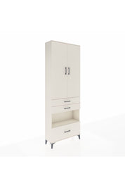 Arges Dolap 4 Raflı 3 Çekmeceli 2 Kapaklı 88x30x243 Aytaşı-Aytaşı