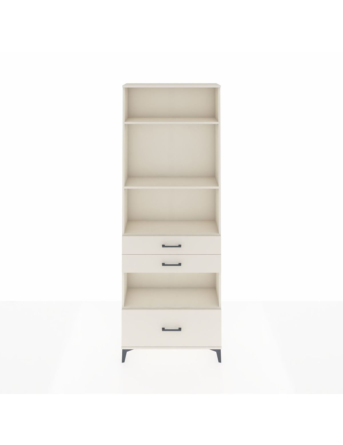 Arges Dolap 4 Raflı 3 Çekmeceli 88x30x243 Aytaşı-Aytaşı